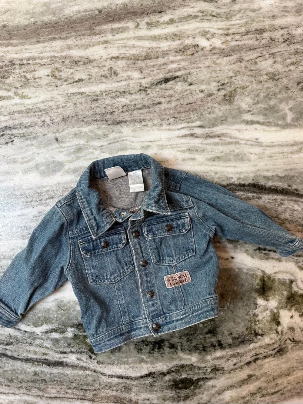 Koala Kids Blue Denim Jean Jacket with Rodeo Embroidery Western Vibes